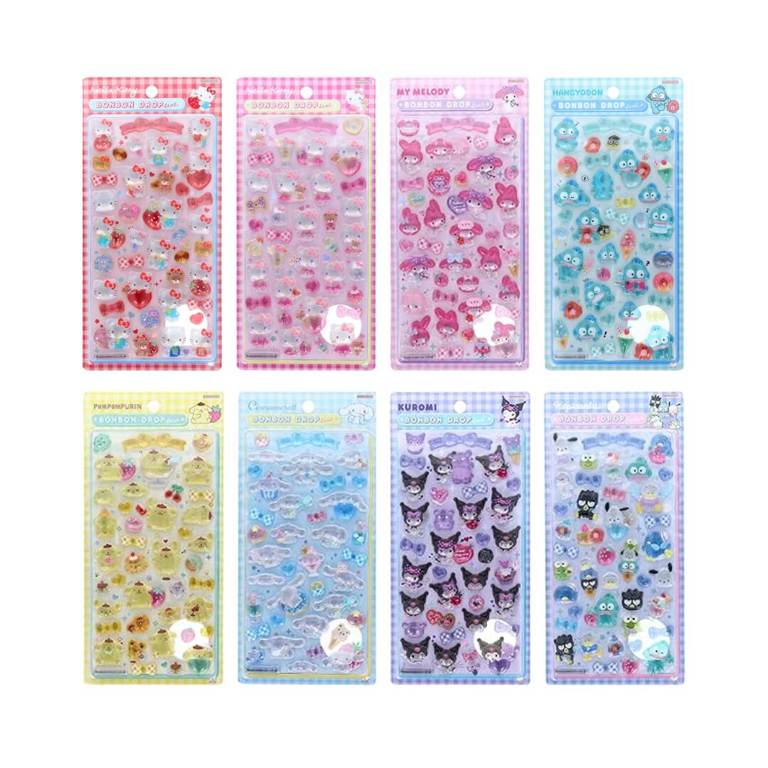国内正規品】ボンボンドロップシール サンリオ 第2弾 7種set 楽天市場