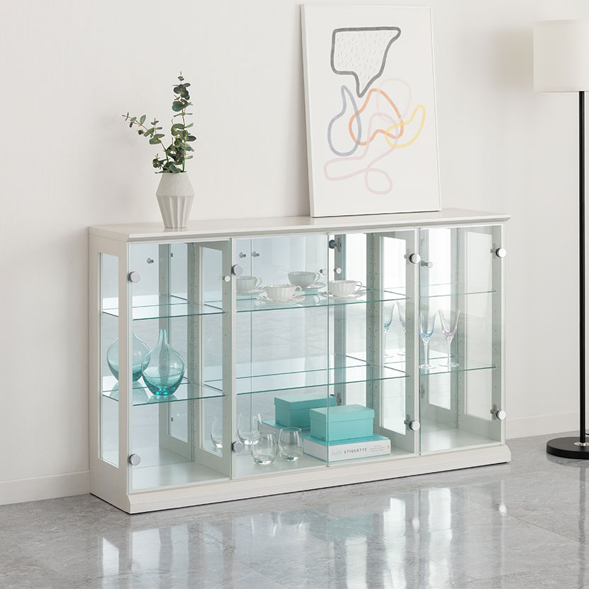 パモウナ テレビボード(3 点セット)※本ページはキュリオケース(右側