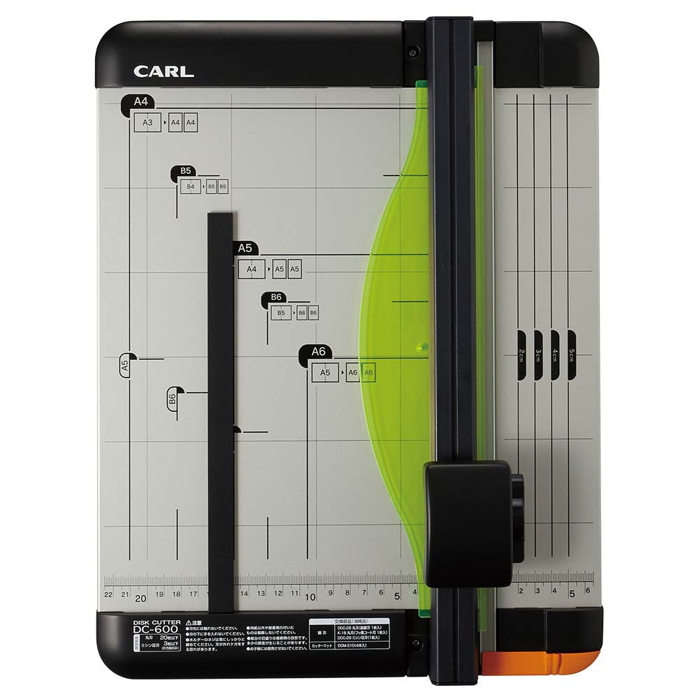 楽天市場】カール事務器 CARL ディスクカッター DCー600 A4 20枚 DCー