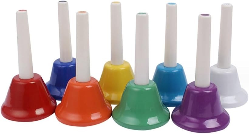 楽天市場】【楽天ランキング1位入賞】カラフルハンドベル 8色セット