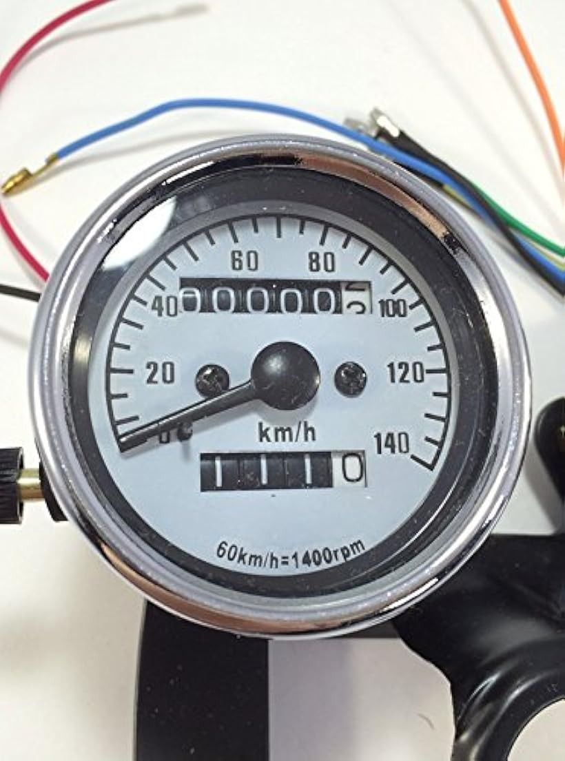 TAKEGAWA 緑色丸型メーター 取り付け金具付き SPECIAL PARTS TAKEGAWA