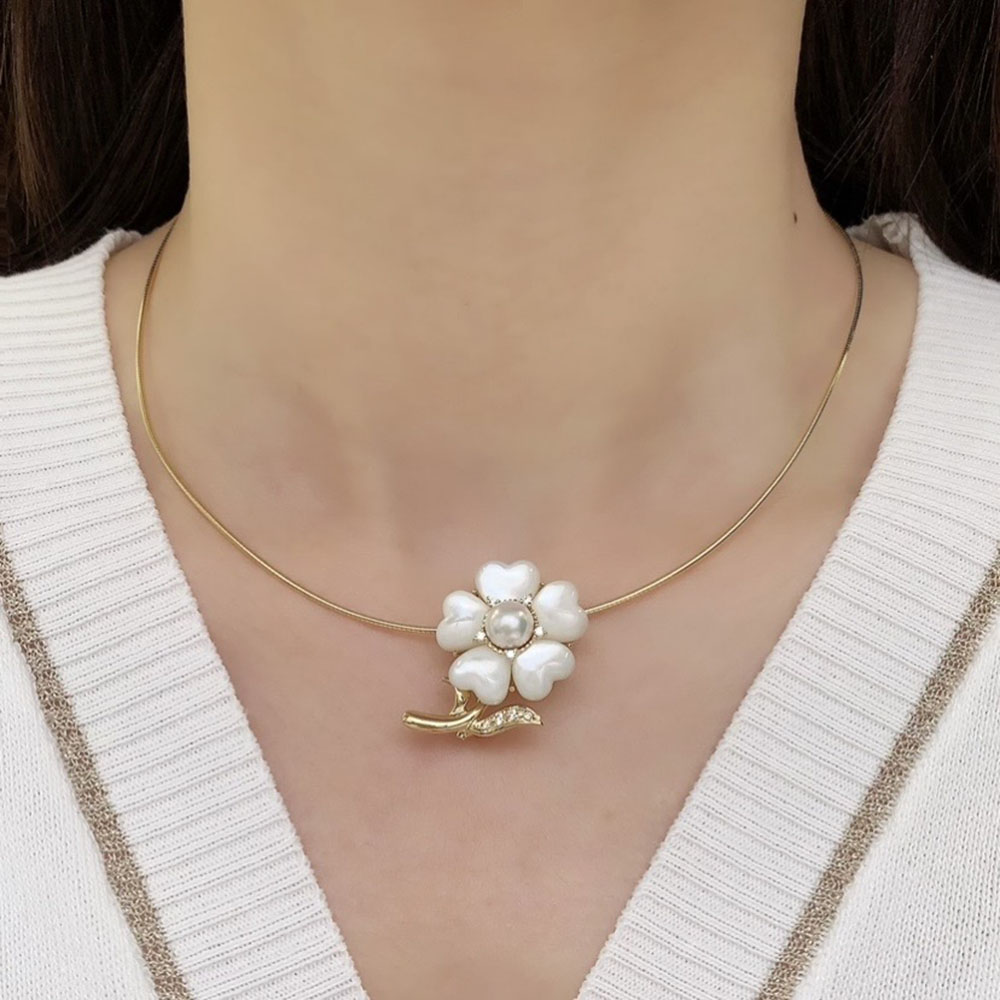 楽天市場】ミキモト ネックレス MIKIMOTO ブローチ 花 フラワー パール