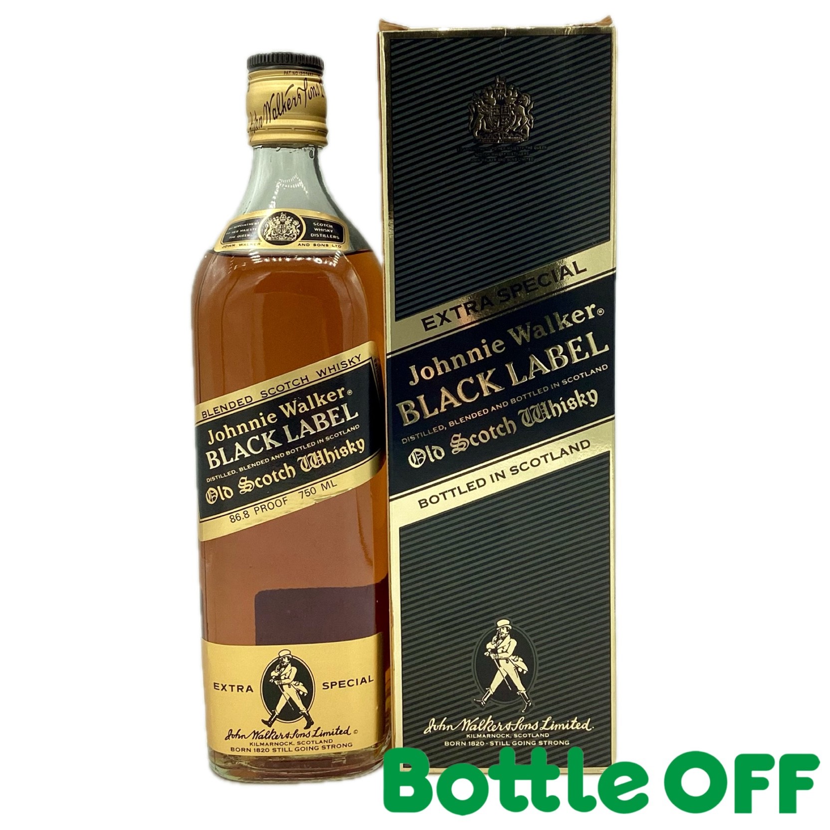 楽天市場】ジョニーウォーカー 黒ラベル 80年代 750ml 43度 JOHNNIE