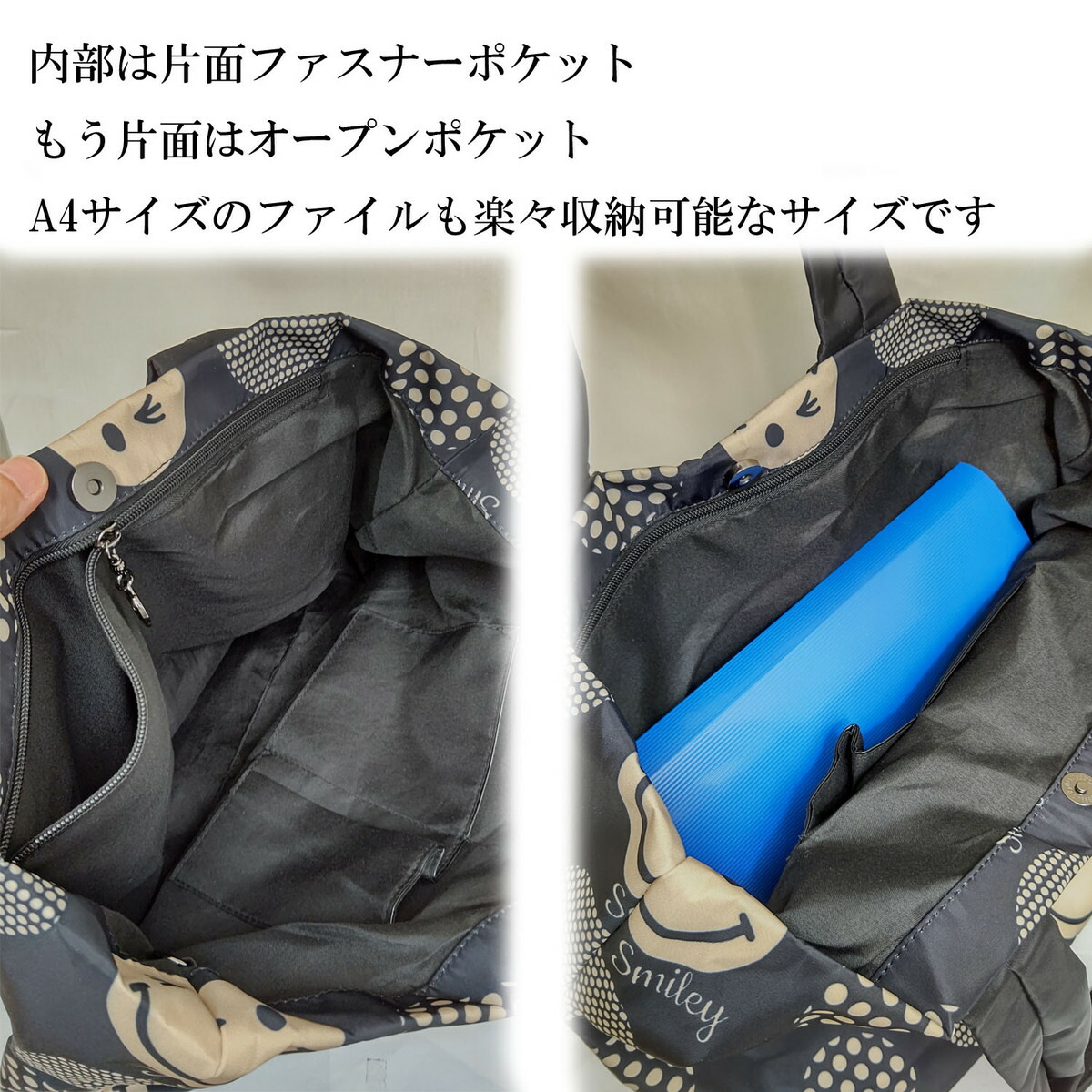 楽天市場】スマイリーのポップな表情がとてもキュートなドット柄