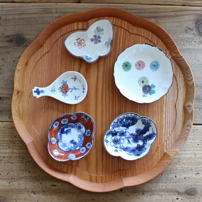 楽天市場】萌窯 木瓜皿 染付 松竹梅│もえがま もっこう 豆皿 九谷焼