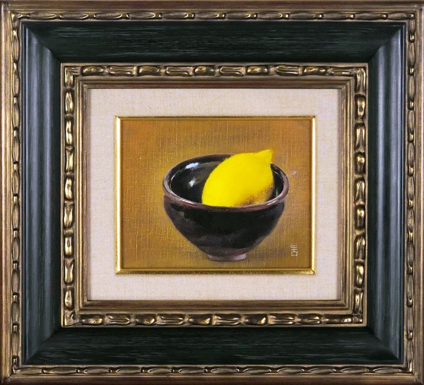 小館善四郎(太宰治の義理の兄) 檸檬油絵