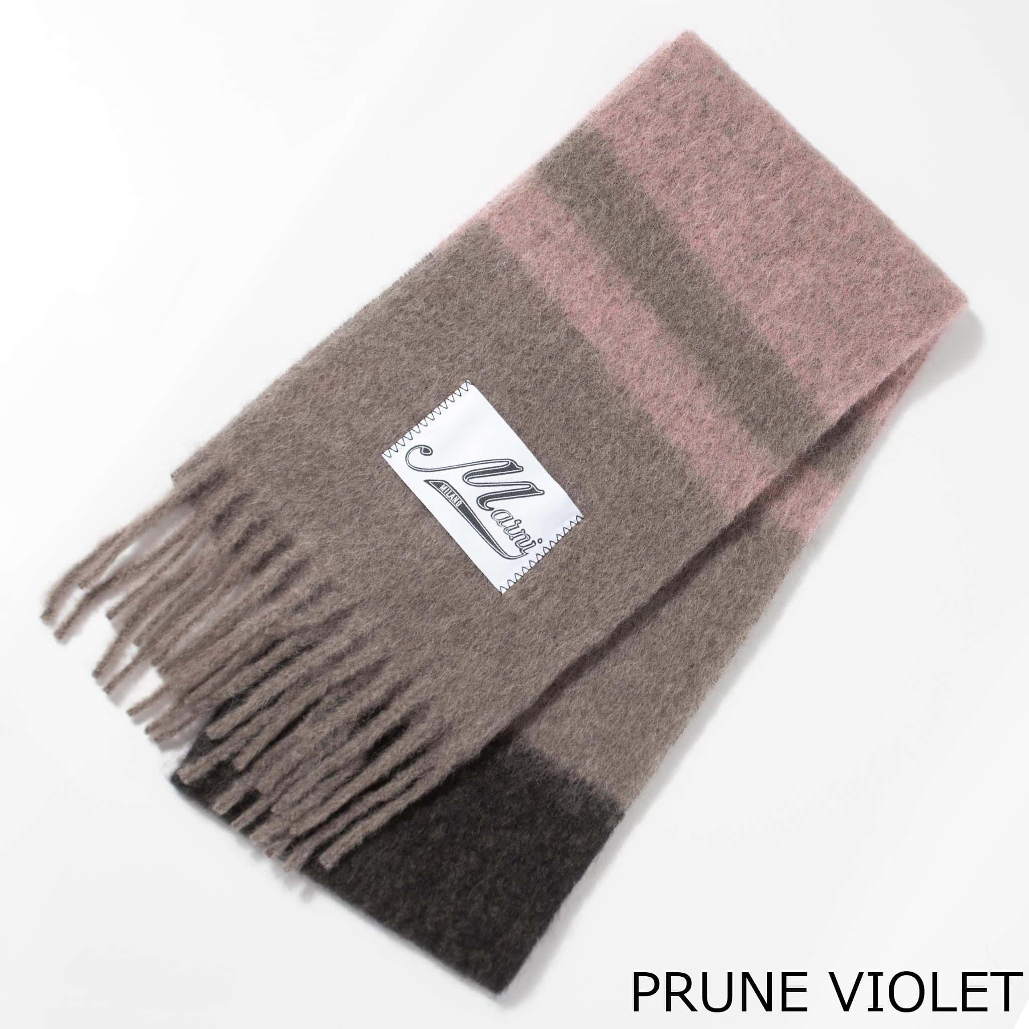 楽天市場】マルニ MARNI マフラー STRIPED BRUSHED ALPACA MOHAIR
