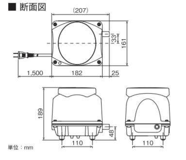 楽天市場】フジクリーン EcoMac 120 浄化槽ブロアー 120 浄化槽 ブロア