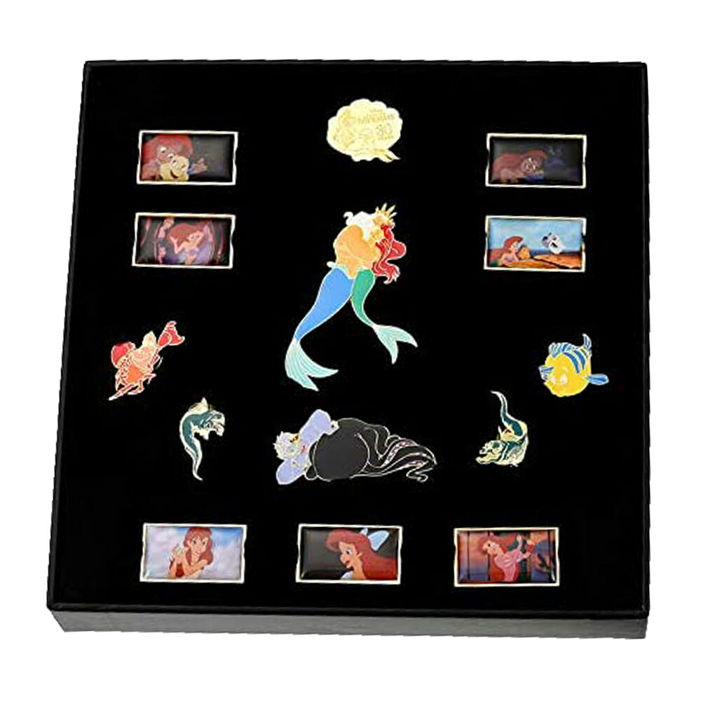 ディズニー ピンバッジ セット リトルマーメイド アリエル シー限定