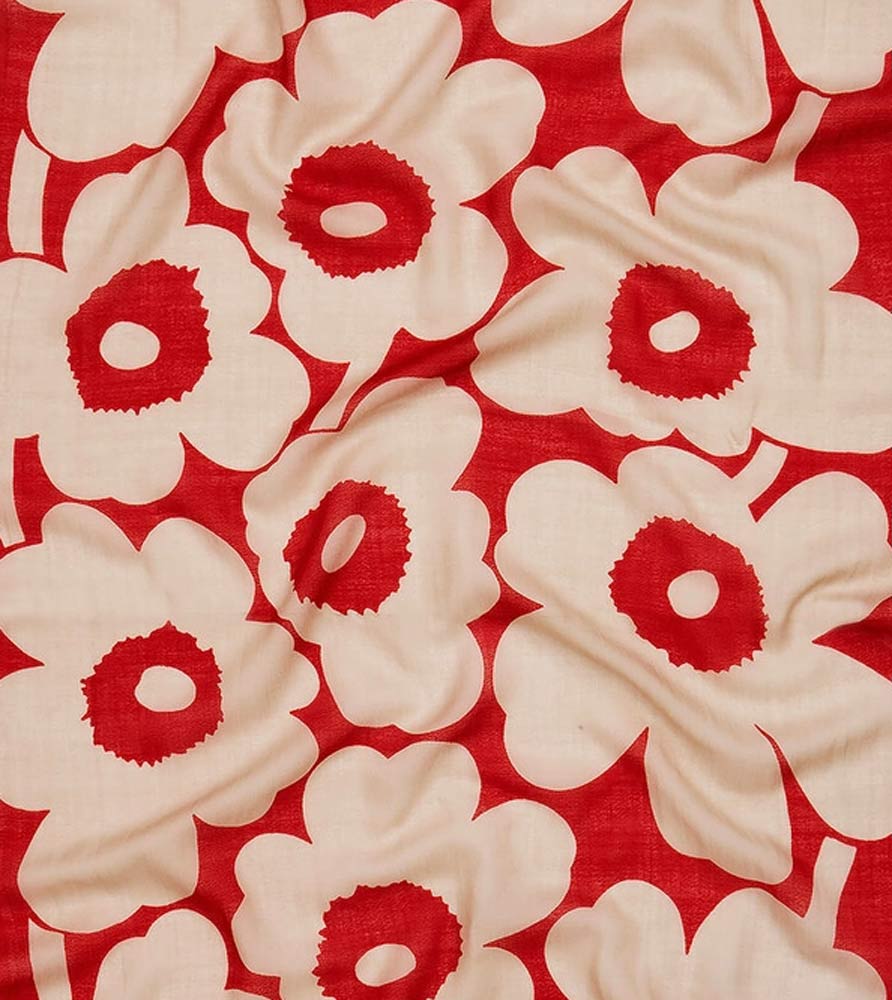 楽天市場】マリメッコ marimekko FIORE ウニッコ柄ウールストール