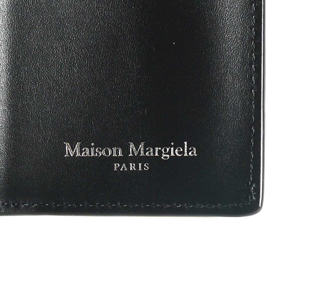 様 Maison Margiela 三つ折り財布 黒 メゾンマルジェラ 三つ折り財布