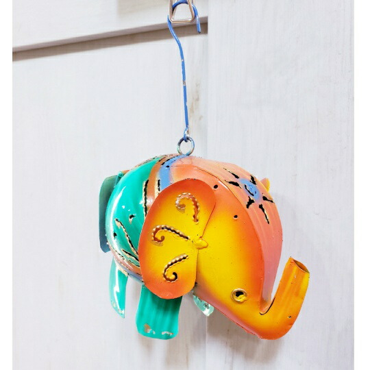 楽天市場】ブリキ ぞう キャンドルスタンド Mサイズ バリ雑貨 アジアン