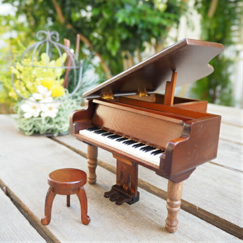 木製 オルゴール スイス製 アンリ ANRI 木製 オルゴール スイス製