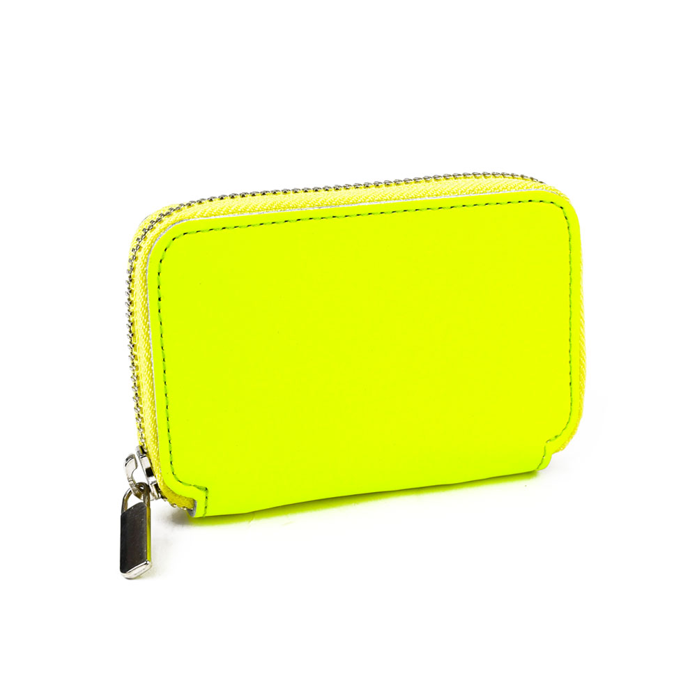 楽天市場】ネオンカラー ミニ財布 mu NEON 蛍光 お札が折れない 財布