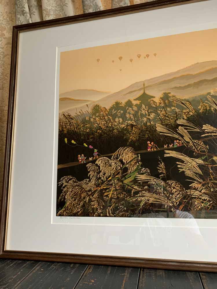 楽天市場】絵画 ヒロ、ヤマガタ 万葉路 版画／シルクスクリーン 全国