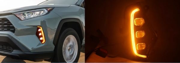 楽天市場】トヨタ RAV4 50系2019-2020 LEDフォグランプ デイライト