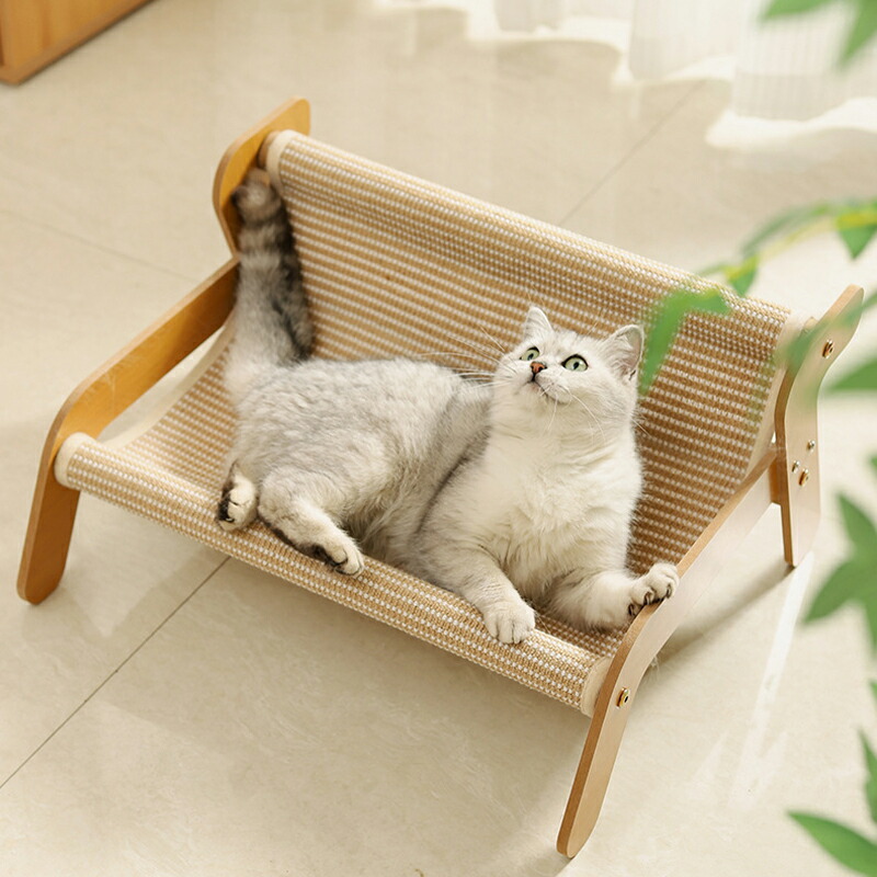 楽天市場】猫 ベッド ハンモック 木製 猫ベッド ハンモック 秋 猫の