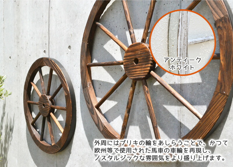 楽天市場】車輪トレリス Lサイズ 1個 玄関 インテリア 雑貨 壁飾り