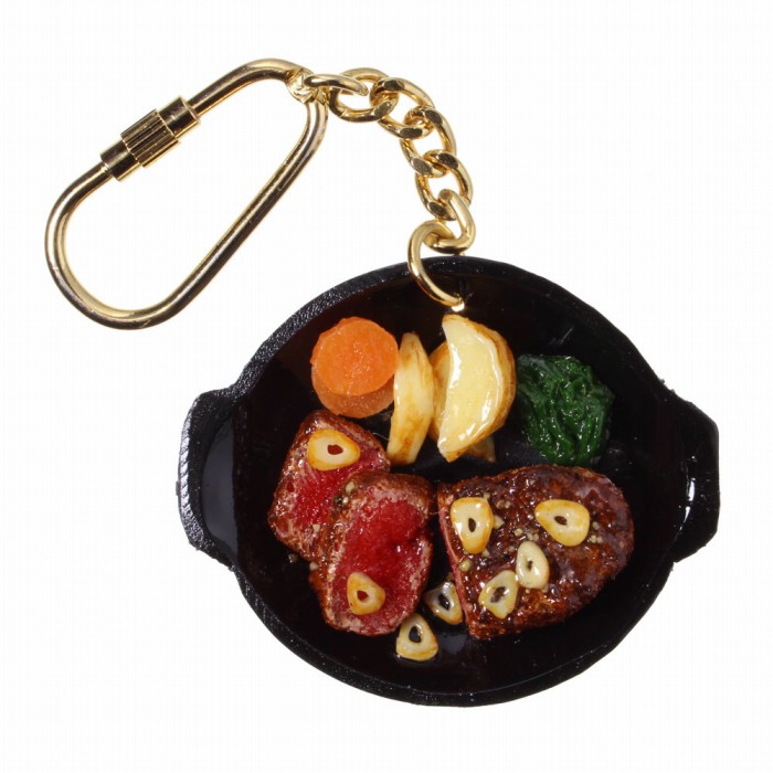 楽天市場】食品サンプル屋さんのキーホルダー（ガーリックヒレステーキ