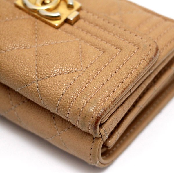 楽天市場】シャネル CHANEL ボーイシャネル マトラッセ 三つ折り