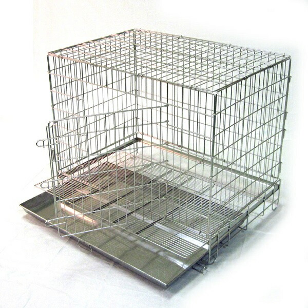 楽天市場】【犬用ケージ】ハチコウ ステンレスケージ L−SOP 長面