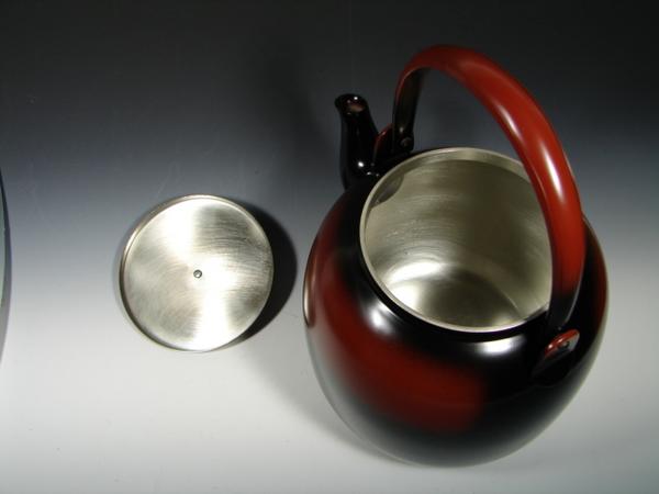 楽天市場】【茶道具・水次】 腰黒薬缶（腰黒やかん） 蓋無しタイプ 表