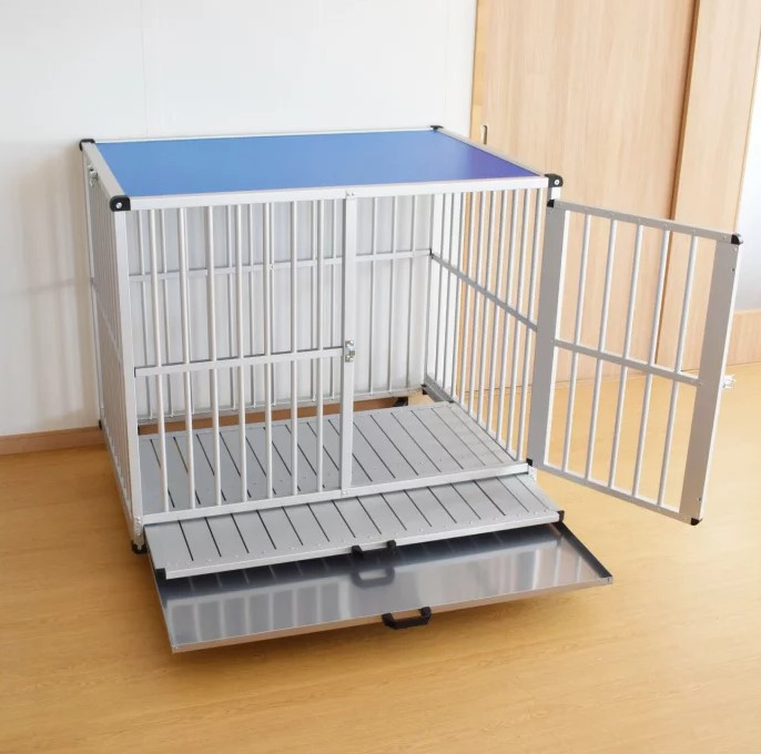 楽天市場】アルミ製 ゲージ 頑丈 キャスター付き 大型犬 犬小屋 ペット