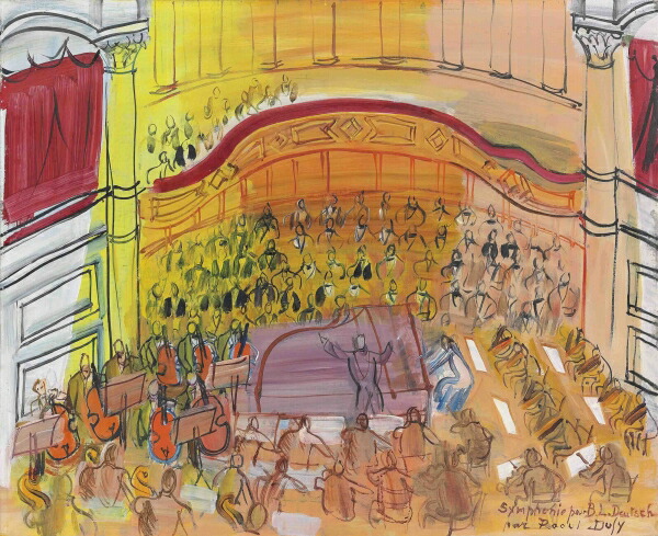 Raoul Dufy、ラウル・デュフィ【L'Orchestre】海外レゾネ Raoul Dufy