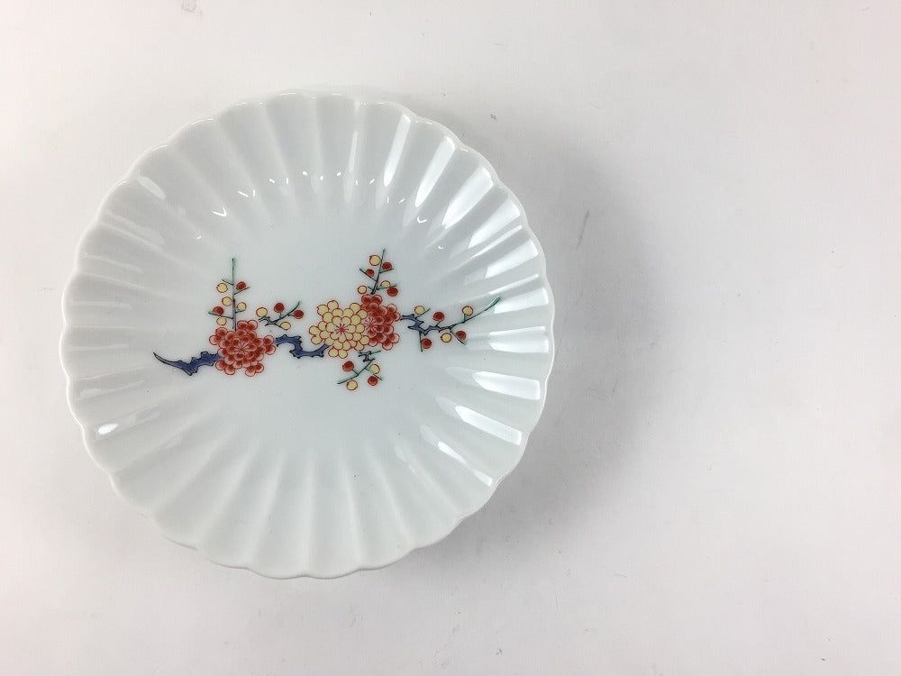楽天市場】有田焼 伯父山窯 柿右衛門写.菊型小皿【11cm 皿 小皿
