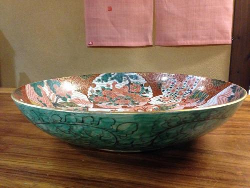 楽天市場】九谷焼 明治期 九谷大鉢【骨董磁 骨董品 美術品 大鉢 39cm