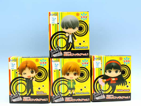 ペルソナ4 みにっこフィギュア 鳴上悠 花村陽介 ミニフィギュア