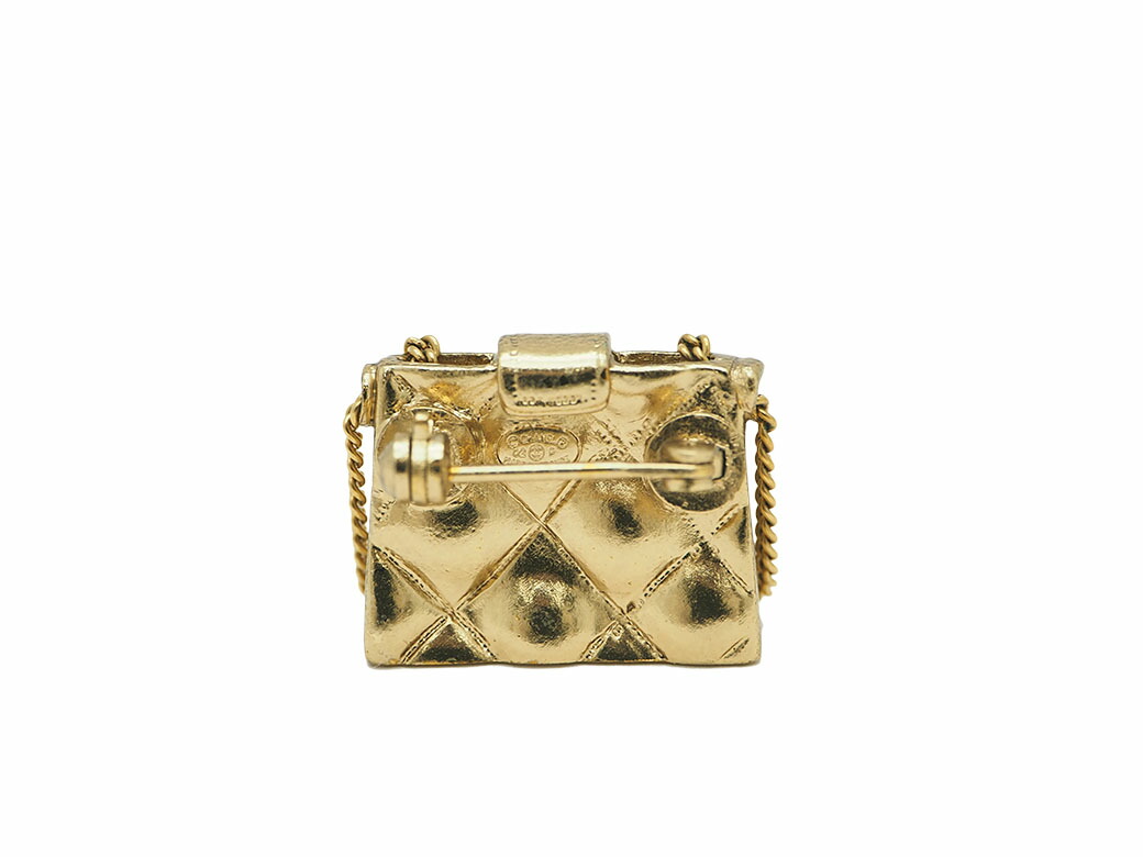 楽天市場】シャネル CHANEL ブローチ 中古 マトラッセ チェーン バッグ