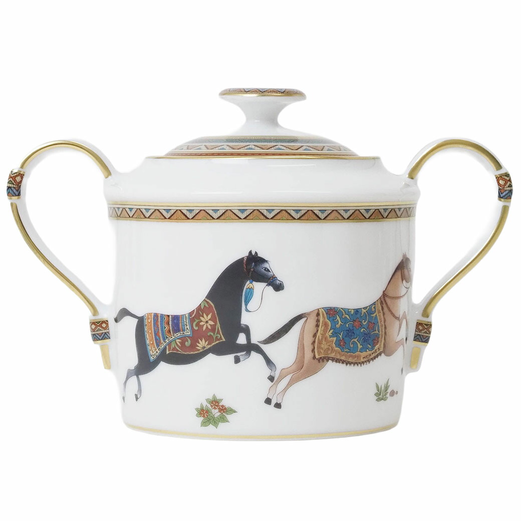 楽天市場】エルメス HERMES シュガーポット シュヴァルドリアン 砂糖