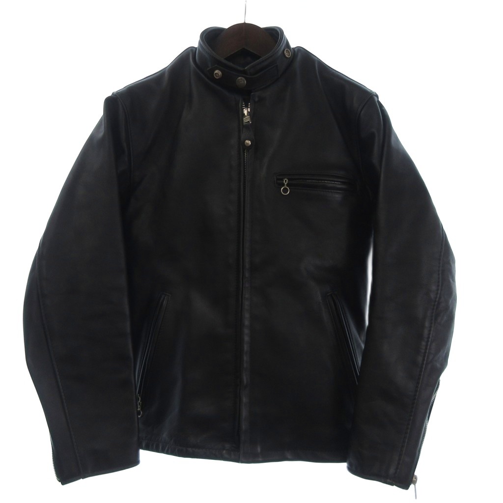 Schott641 レザー シングルライダース36 (インナー欠品) Schott 641