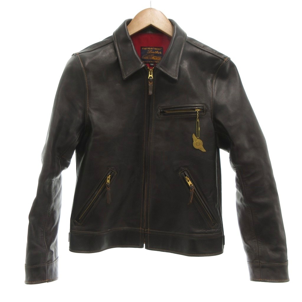 楽天市場】the flat head ジャケット レザー 馬革 42の通販