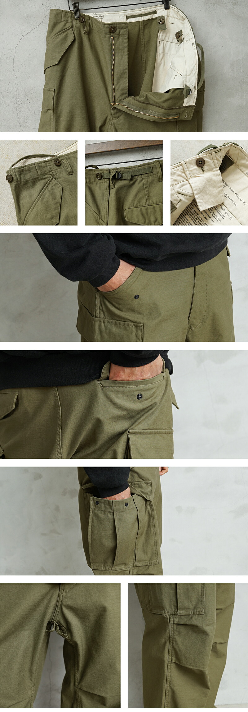 楽天市場】【最短即日発送】WAIPER.inc 米軍 M-51 フィールドカーゴ