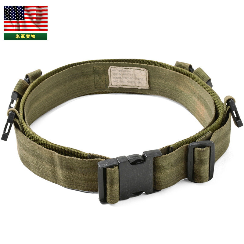 楽天市場】実物 米軍 INDIVIDUAL EQUIPMENT ベルト OD USED【クーポン