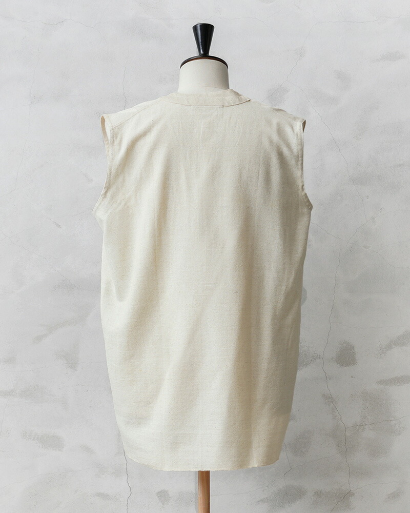 楽天市場】実物 USED フランス軍 リネン ベスト ナチュラル【クーポン