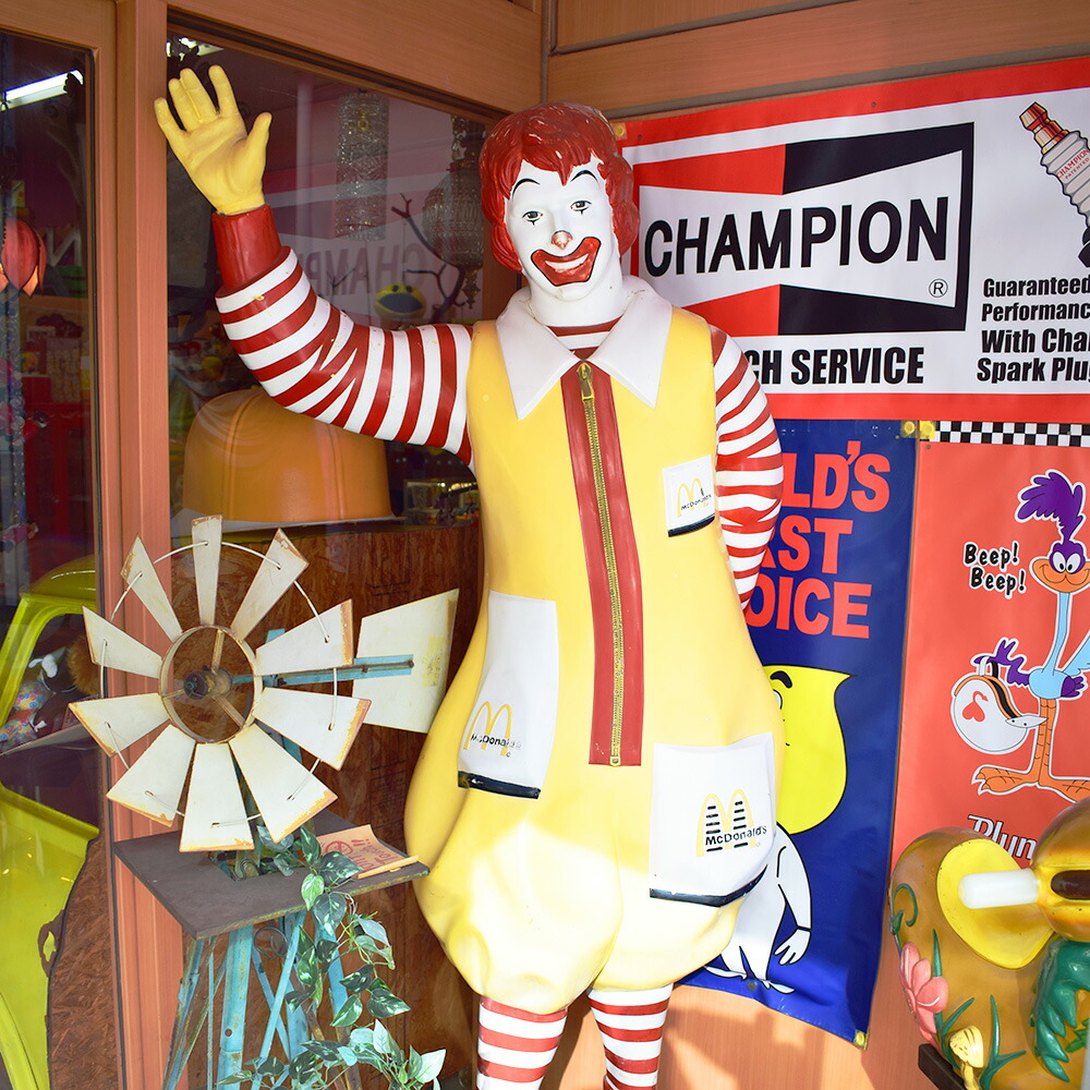 70年代 ロナルド マクドナルド 3D 看板 店舗用 ディスプレイ アメトイ