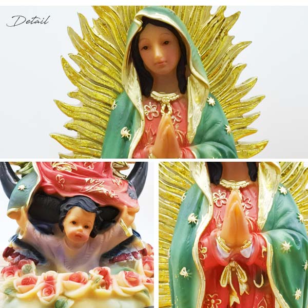 楽天市場】グアダルーペ マリア 置物 約29cm 大きめ インテリア