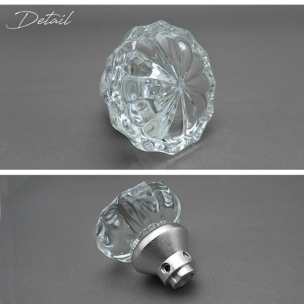 楽天市場】新品 シフトノブ アンティーク ガラス ドアノブ シルバー