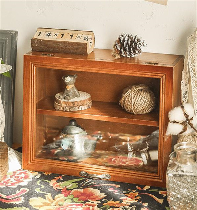楽天市場】木製 ミニチェスト 卓上 アンティークウッド 小物入れ 2段