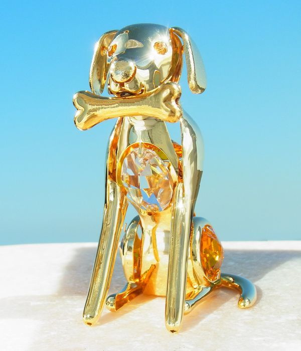 楽天市場】骨をくわえた 犬 置物 戌年 縁起物 誕生日 プレゼント