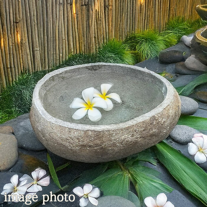 益子焼 蹲（つくばい） 水連鉢 楽天市場】手水鉢 つくばい （51.5×36.5