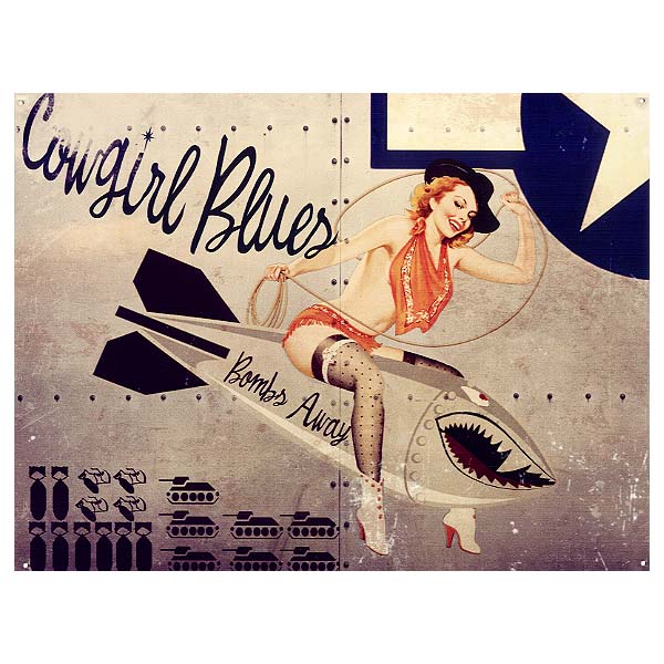 新作登場，お得】 ヴィンテージミリタリー 戦闘機 ノーズアート