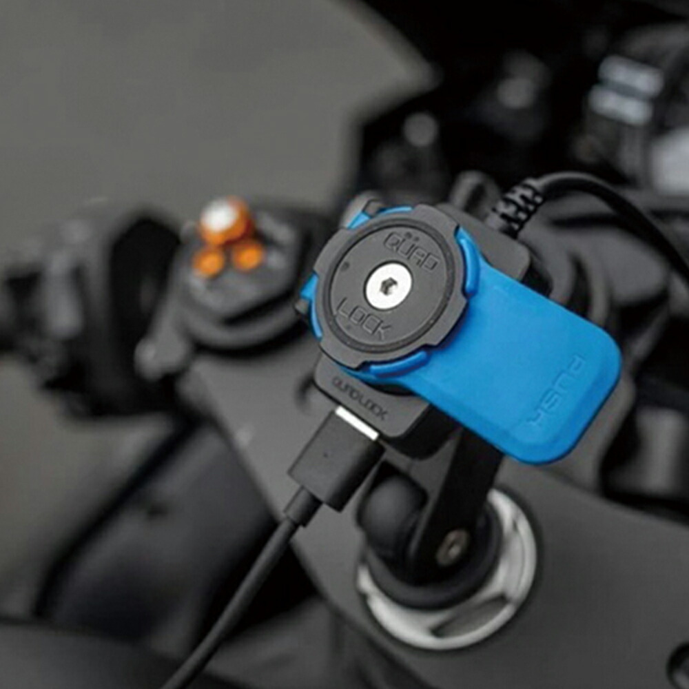 楽天市場】Quad Lock クアッドロック モーターサイクル用USB