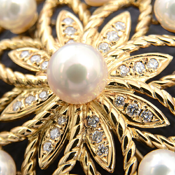 楽天市場】ミキモト ブローチ レディース パール ダイヤモンド