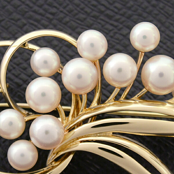楽天市場】ミキモト ブローチ レディース リーフモチーフ 11Pパール