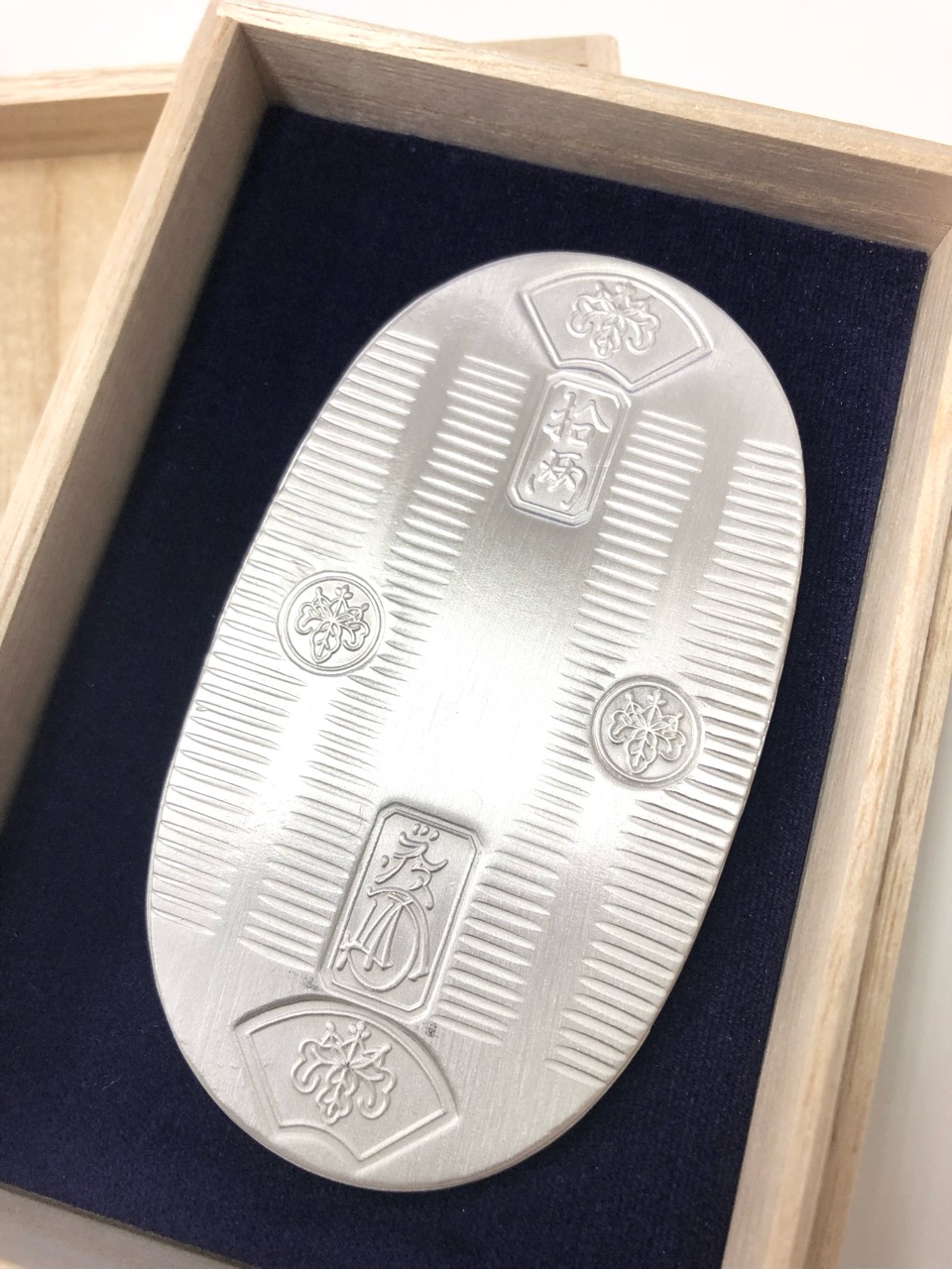 純銀 造幣局検定刻印入り小判 天保五両判 100g 楽天市場】【新品】純銀