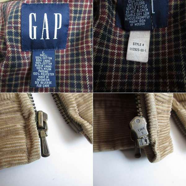 楽天市場】90s GAP オールド ギャップ 短丈 コーデュロイ ジャケット L